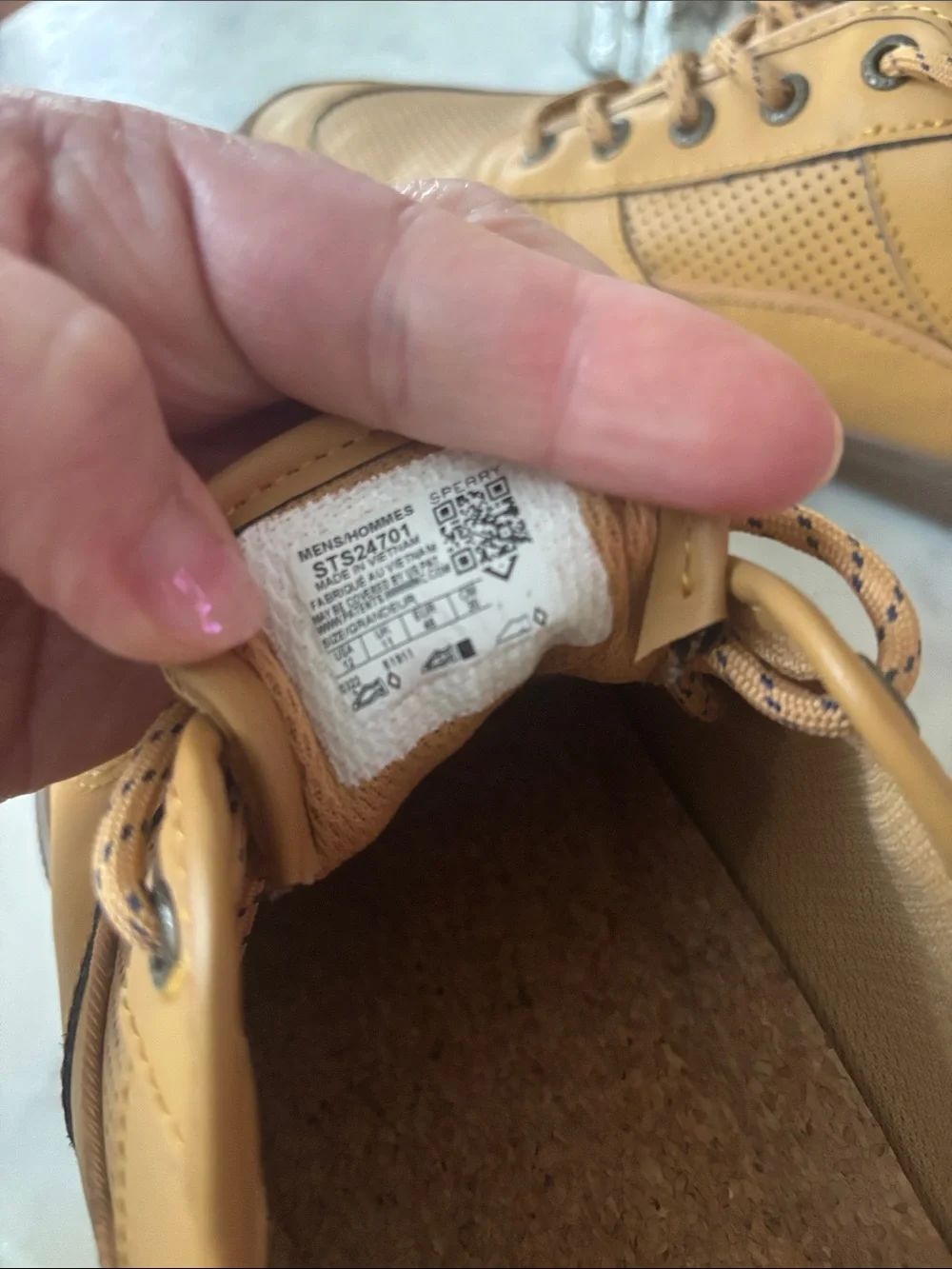 Sperry men’s lace